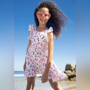 Lola and the Boys Girls 6 Unicorns & Rainbows Dress - excellent condition!